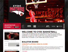 Tablet Screenshot of cydcbasketball.com